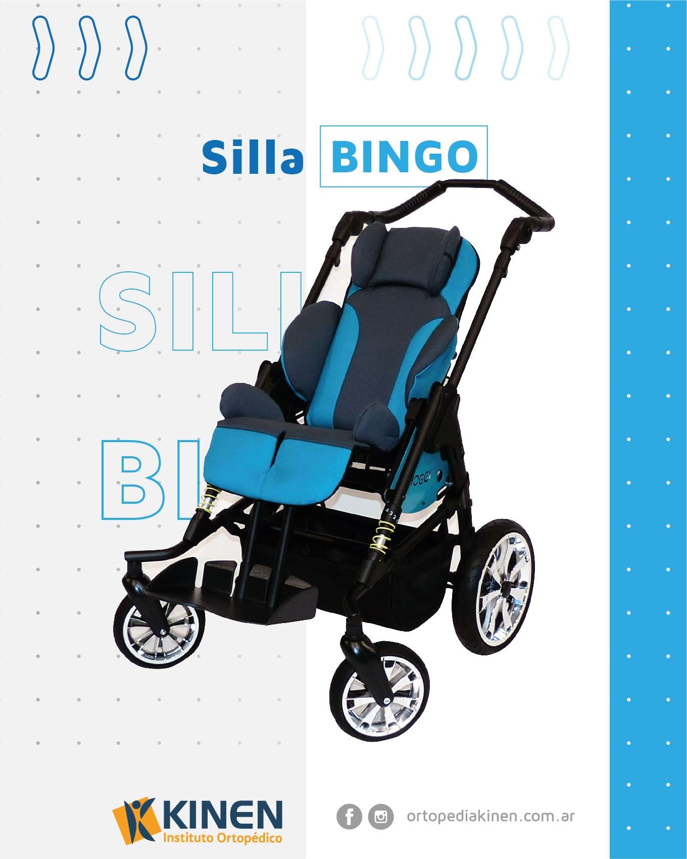 Silla postural y de paseo Bingo