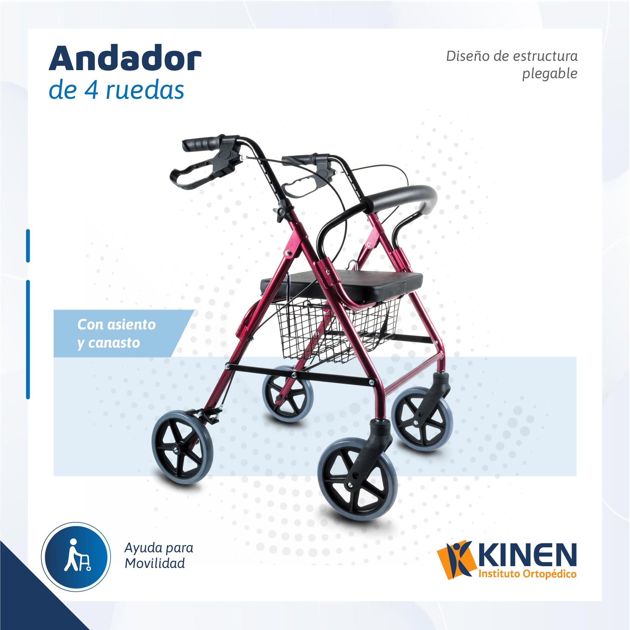 Andador de 4 ruedas