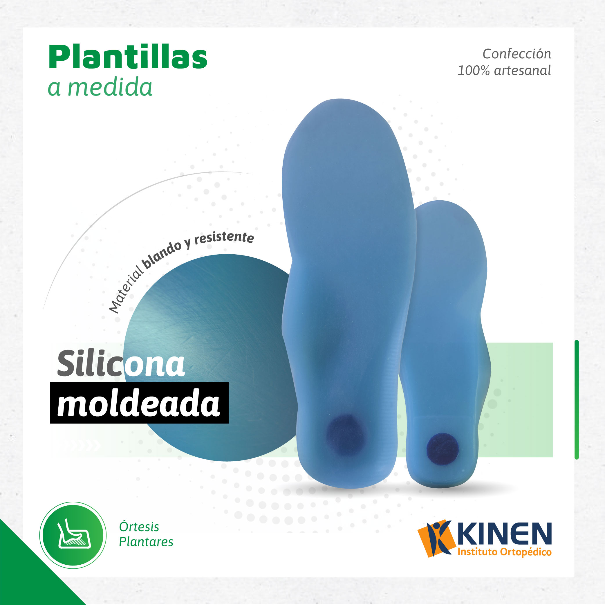 Plantillas de silicona moldeada