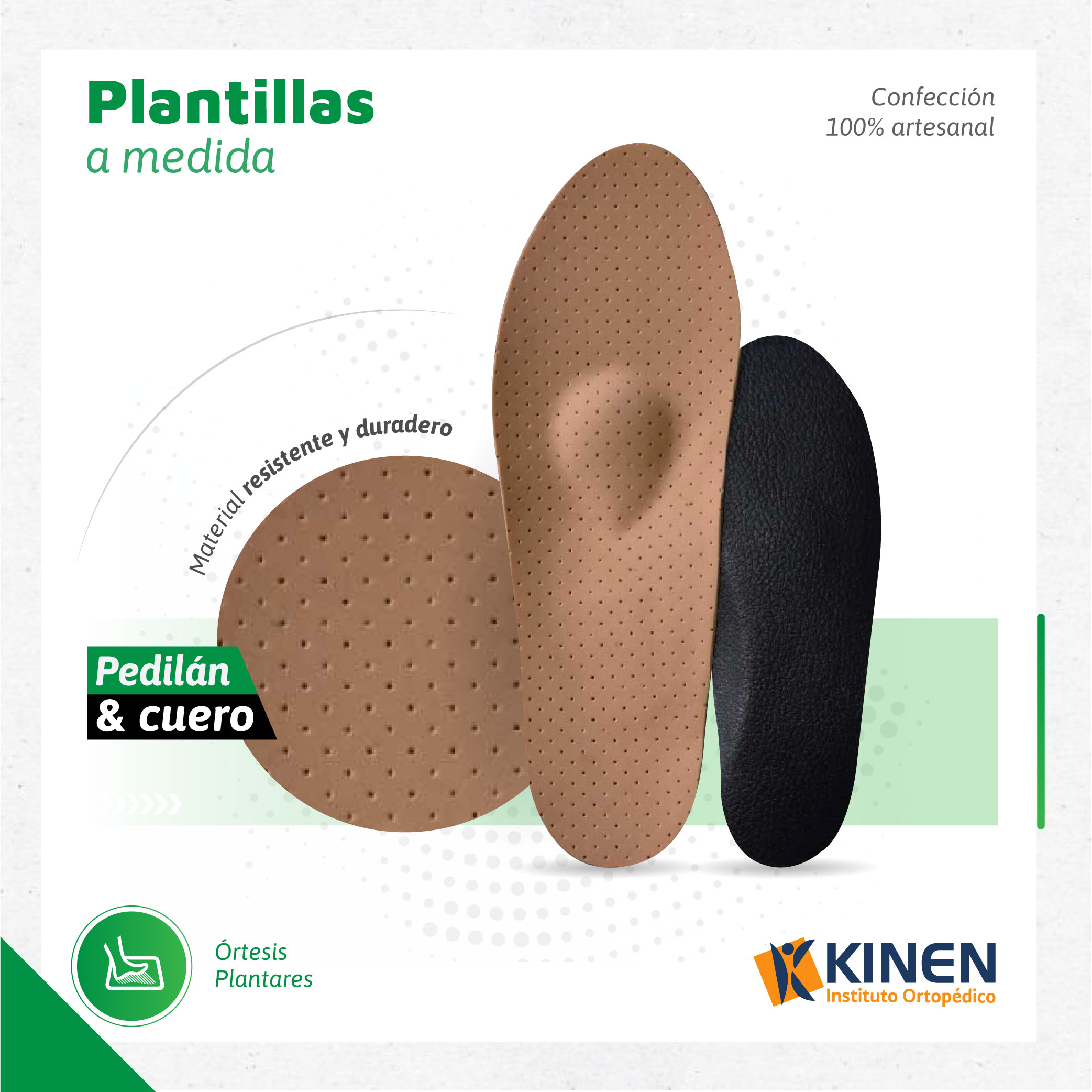 Plantillas de Pedilán y Cuero