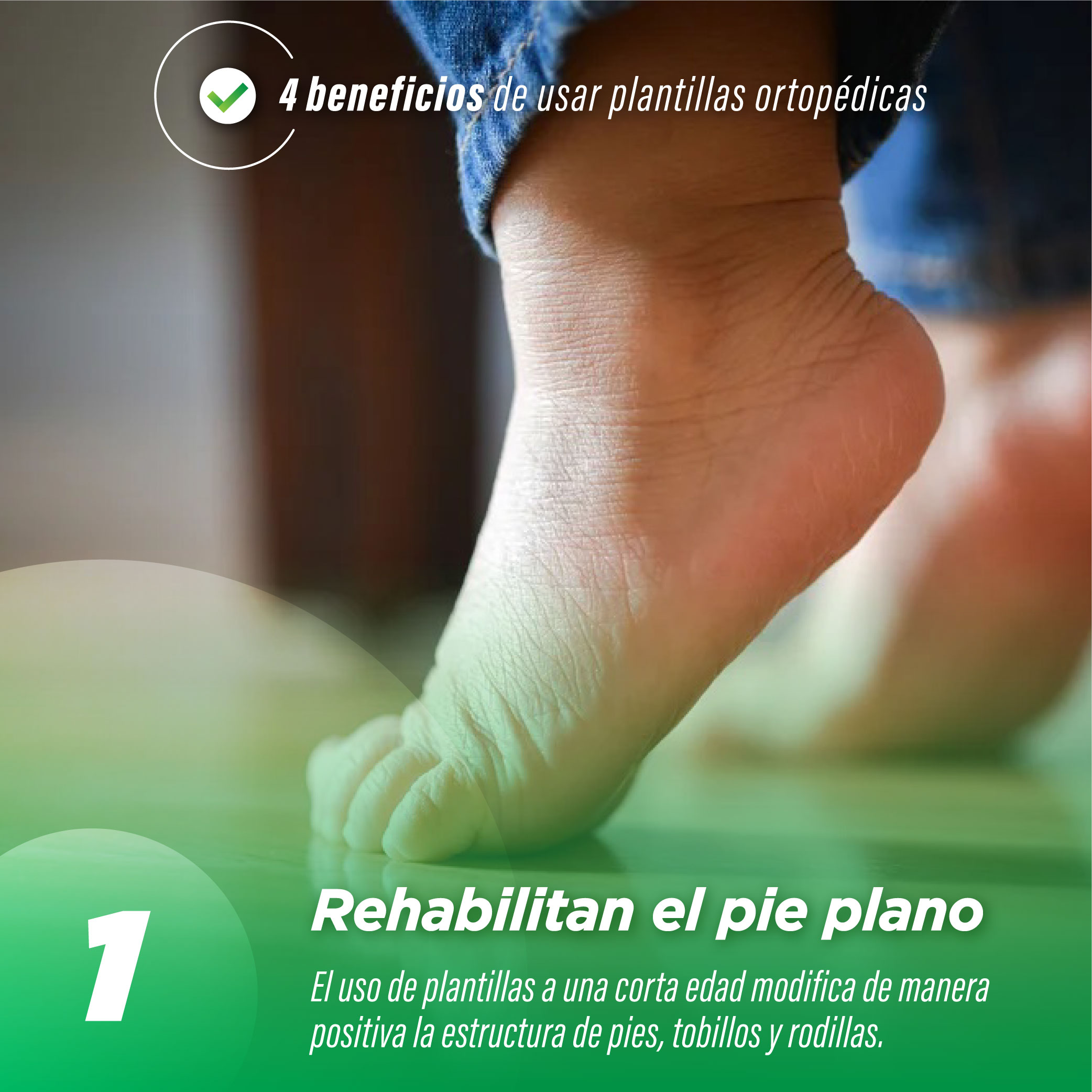 4 beneficios de usar plantillas ortopédicas