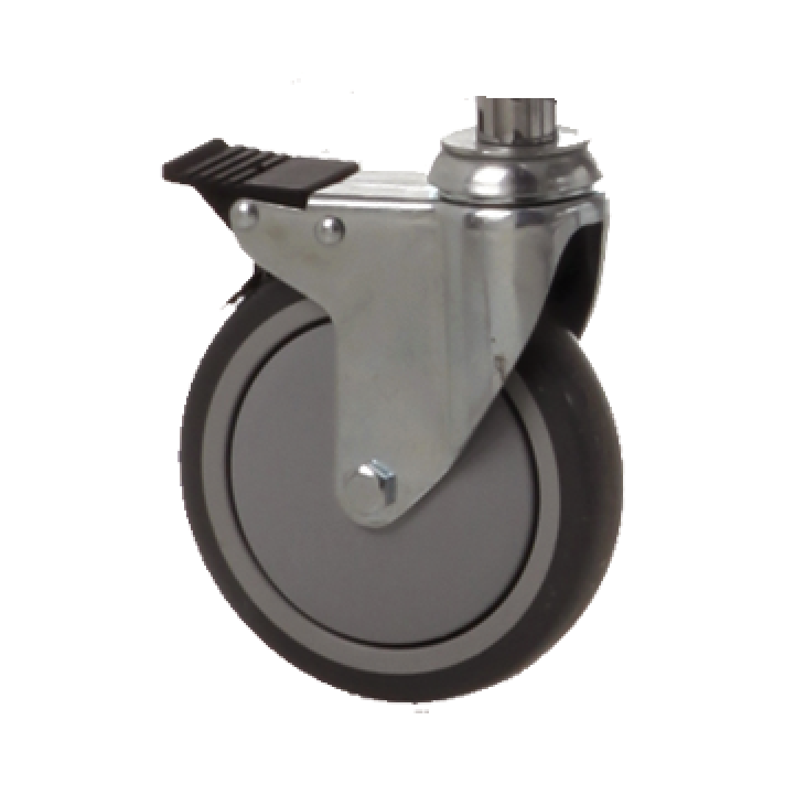 RUEDA GIRATORIA CON FRENO PARA D333 (*)