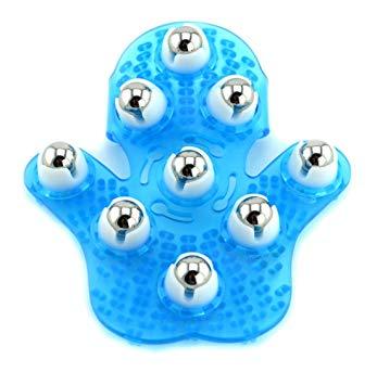 MASAJEADOR DE MANO CON 9 RUEDAS METALICAS