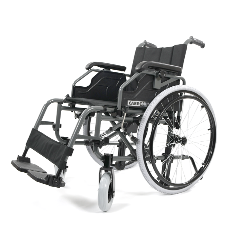 SILLA DE RUEDAS DESMONTABLE DE ALUMINIO DE 46 CM