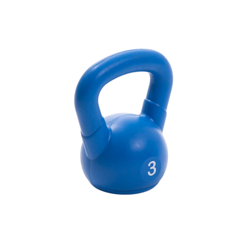 KETTLEBELL PLASTICA DE 03 KG (AZUL) (*)