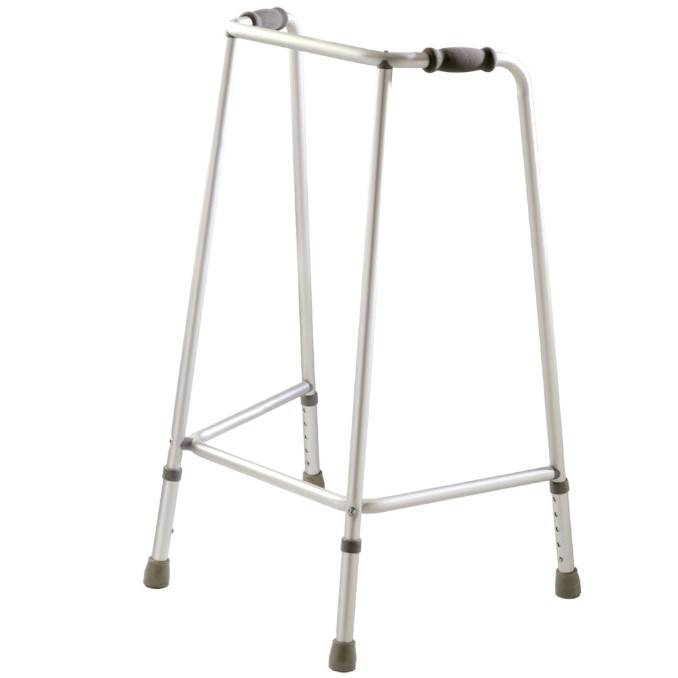 ANDADOR FIJO REGULABLE DE ALUMINIO GRANDE (*)
