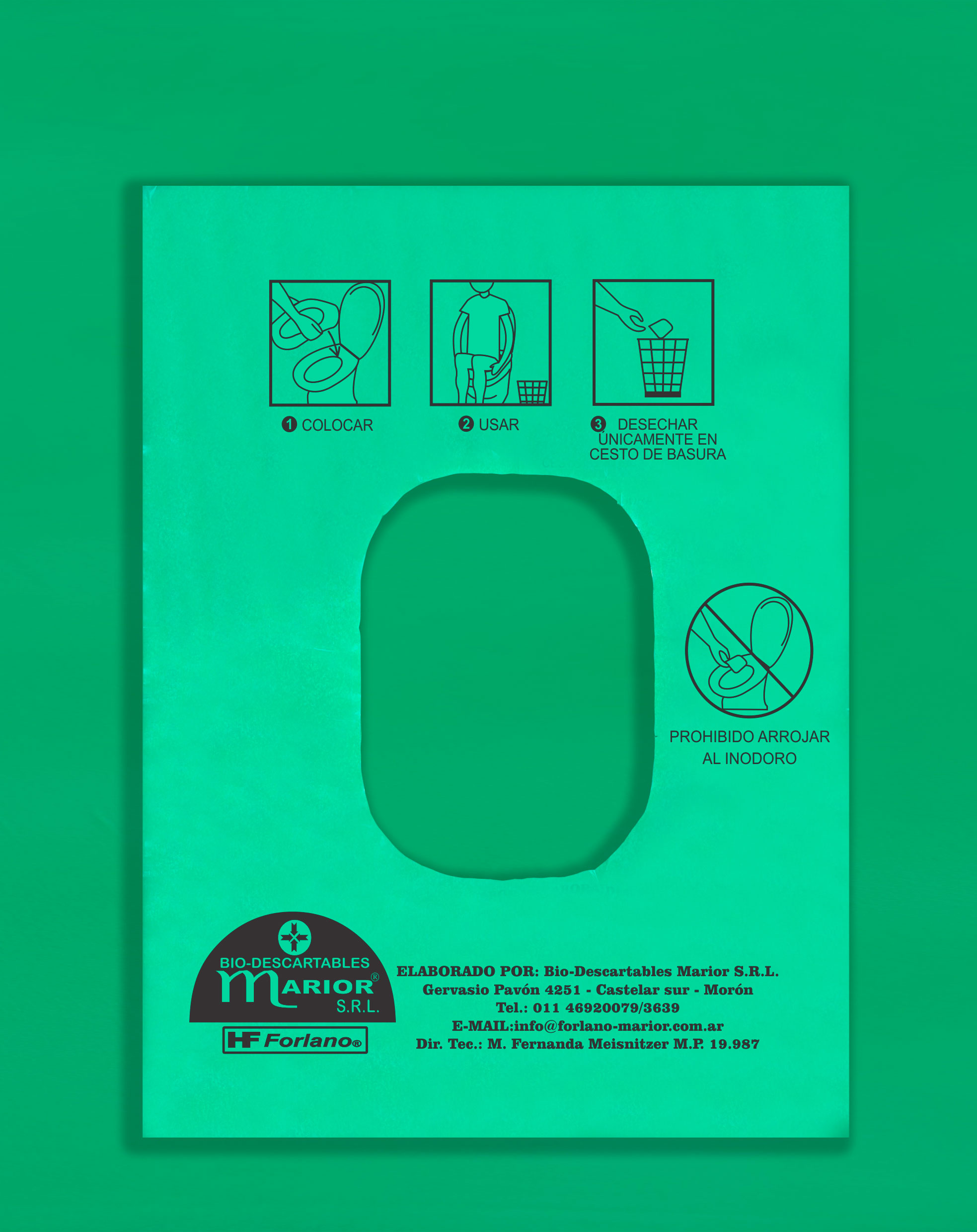 CUBRE INODORO DESCARTABLE (3 UNIDADES)