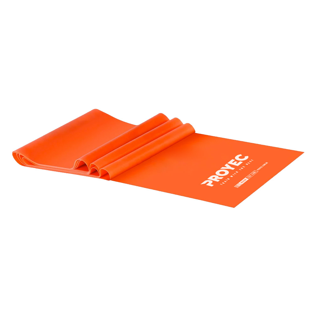 BANDA ELASTICA TIRABAND DE 1.5 MTS. INTENSIDAD MEDIA (NARANJA)