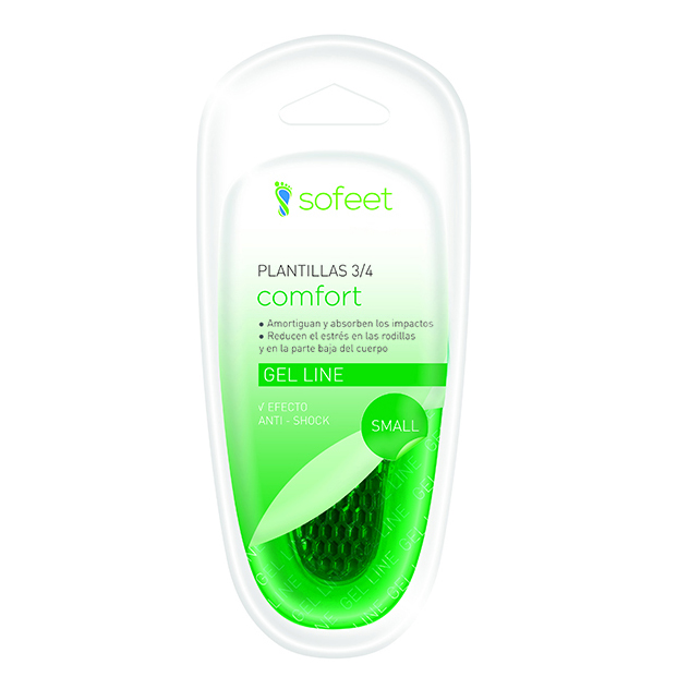 PLANTILLA DE GEL 3/4 CONFORT (PAR) - L