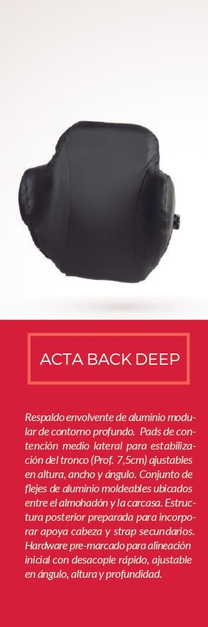 Respaldo Acta-Back Deep 3 BS