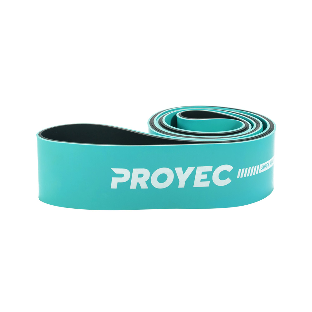 SUPER BANDA - POWER BAND BICOLOR DE 6,40 CM  CELESTE (*)