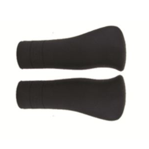 MANOPLA PLASTICA NEGRO (X2)