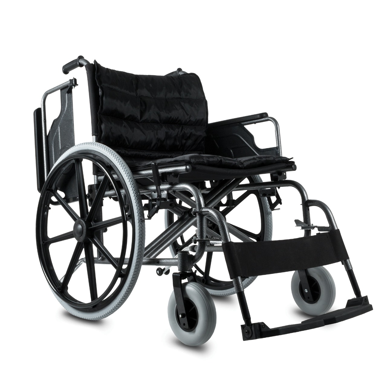 SILLA DE RUEDAS DESMONTABLE REFORZADA DE 56 CM