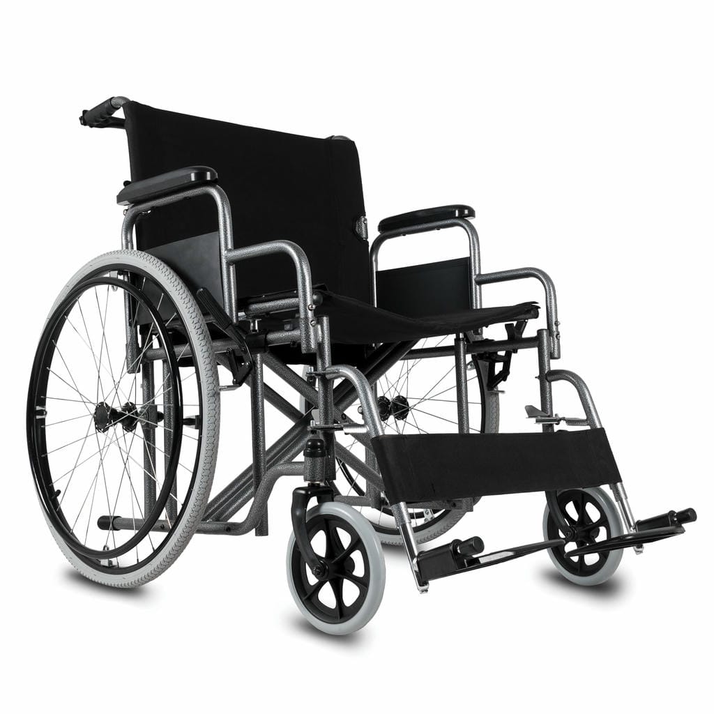 SILLA DE RUEDAS DESMONTABLE REFORZADA DE 61 CM
