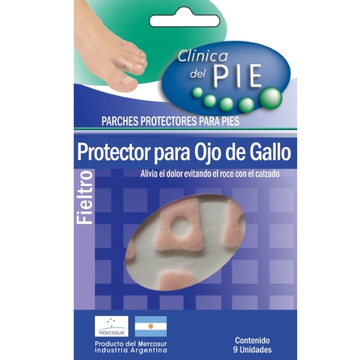 PROTECTOR FIELTRO DE OJO DE GALLO - FP705 (9 UNIDADES)