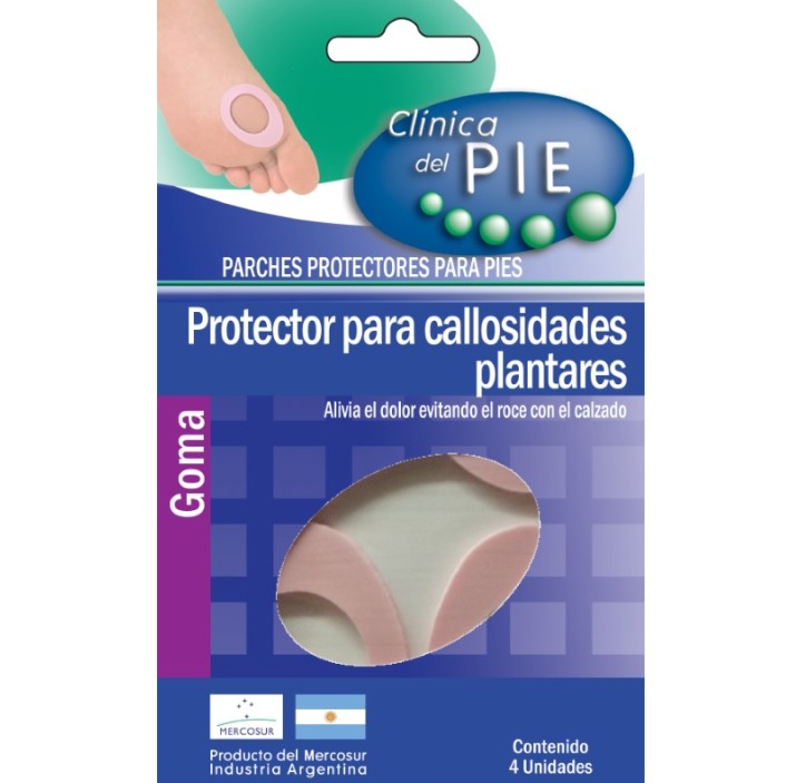 PROTECTOR GOMA DE CALLO PLANTAR - FP702 (4 UNIDADES)