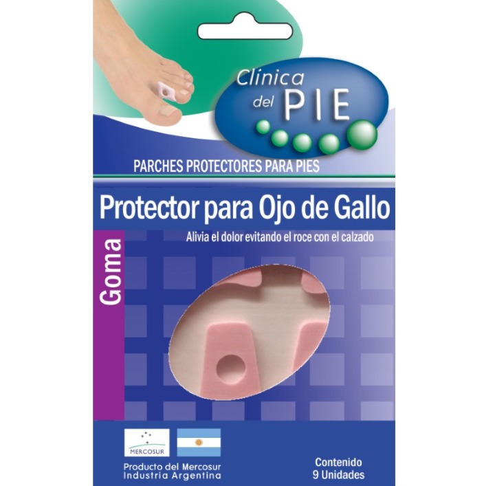 PROTECTOR GOMA DE OJO DE GALLO - FP701 (9 UNIDADES)