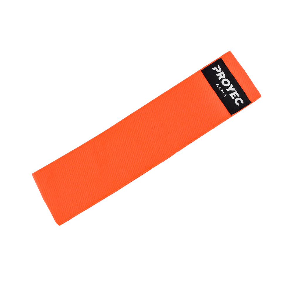 BANDA CIRCULAR DE TELA ALMA LOOP DE 33 X 8 CM DE BAJA DENSIDAD (NARANJA)