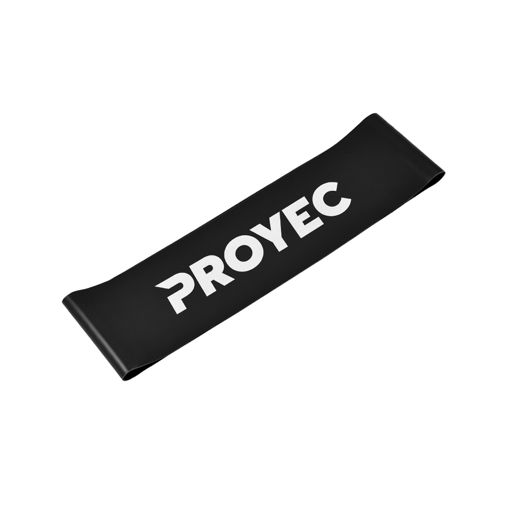 BANDA CIRCULAR DE LATEX DE 30 CM X 7.6 CM DE EXTRA ALTA INTENSIDAD (NEGRO)