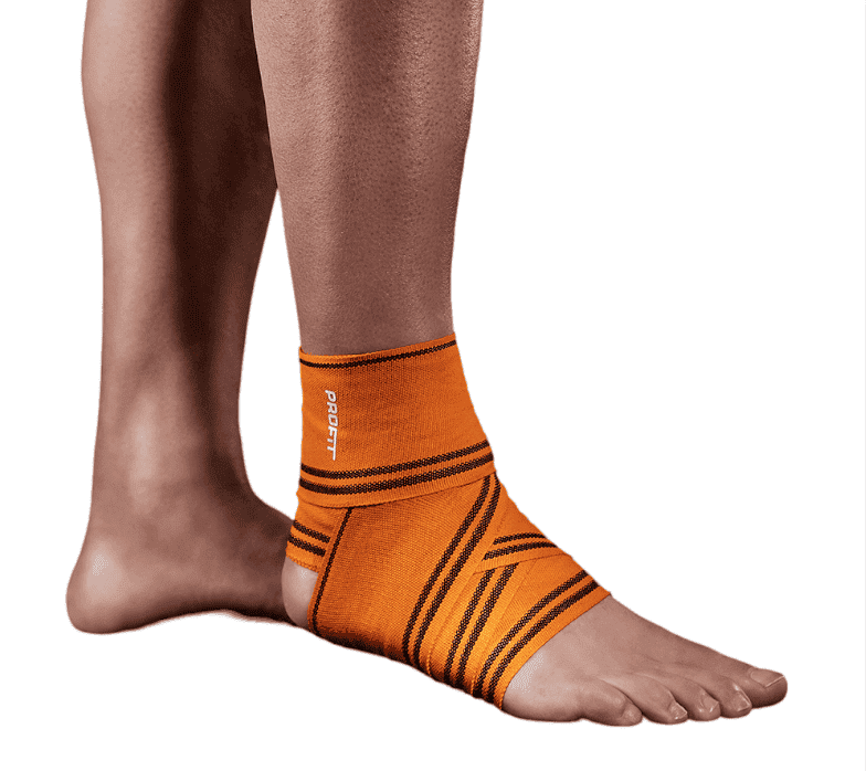 VENDA ELASTICA DEPORTIVA 08 CM (NARANJA)