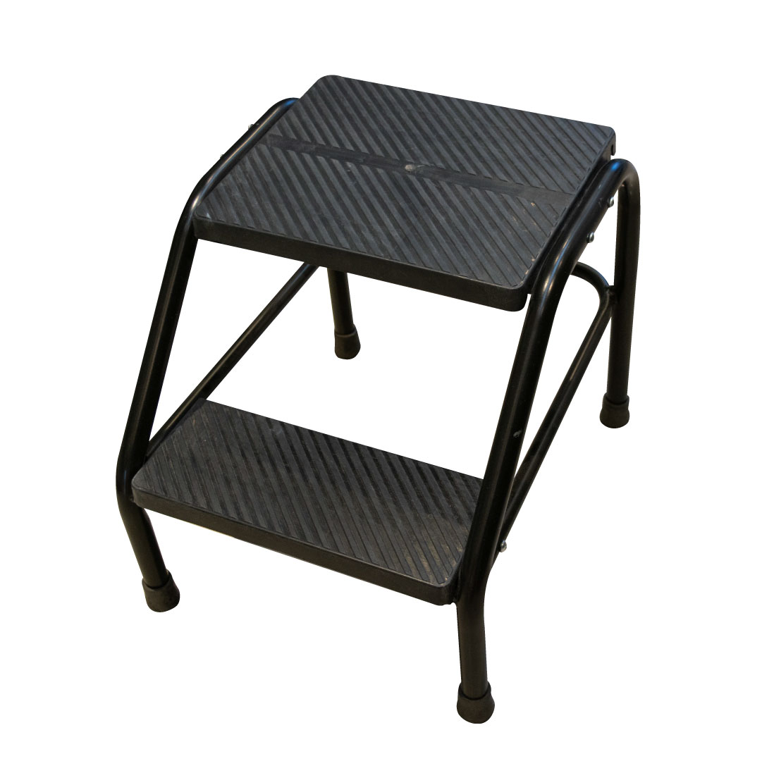 ESCALERA 2 PELDAÑOS PINTADA