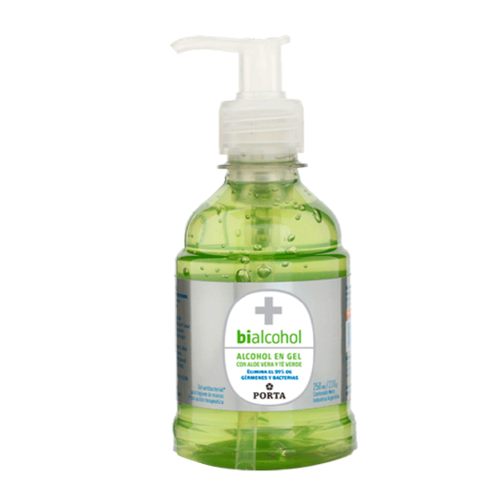 ALCOHOL EN GEL CON ALOE VERA DE 250 CC