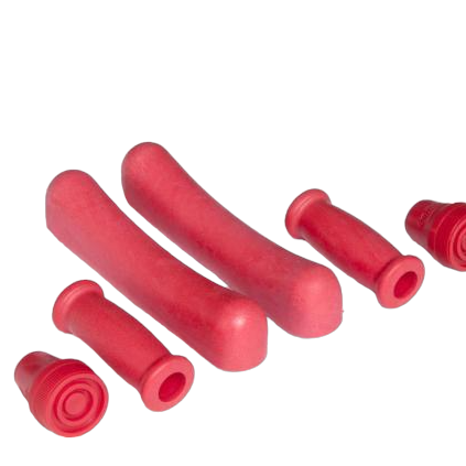 KIT AXILERA-PUÑO-REGATON PARA MULETAS DE ALUMINIO (ROJO)