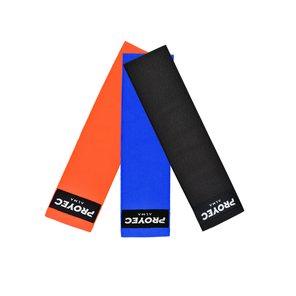 BANDA CIRCULAR DE TELA ALMA DE 33 X 8 CM - 3 BANDAS (NARANJA-AZUL-NEGRO)