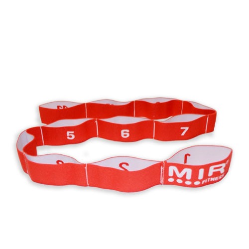 YOGA STRAP DE TELA ELASTICA CON NUMEROS