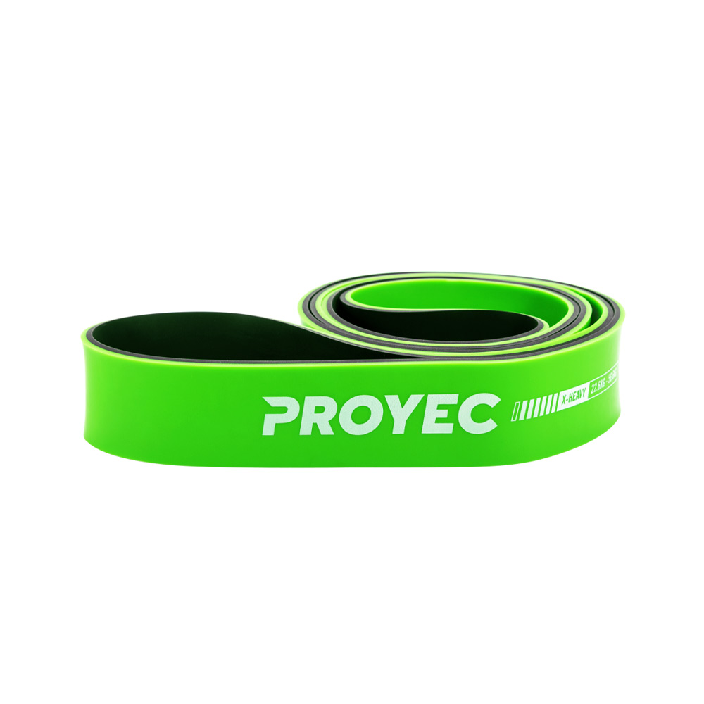 SUPER BANDA - POWER BAND BICOLOR DE 4,40 CM (VERDE) (*)