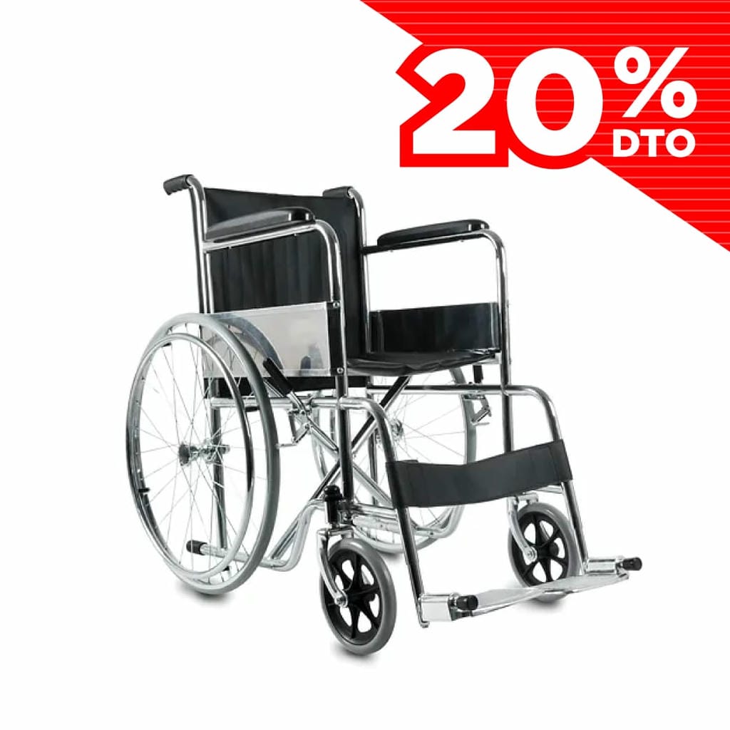 SILLA DE RUEDAS FIJA DE 41 CM