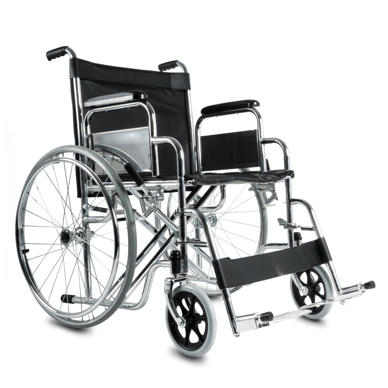 SILLA DE RUEDAS DESMONTABLE REFORZADA DE 51 CM