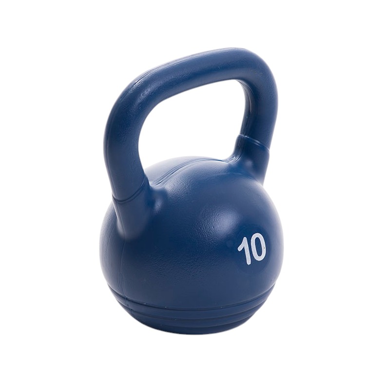 KETTLEBELL PLASTICA DE 10 KG (AZUL) (*)