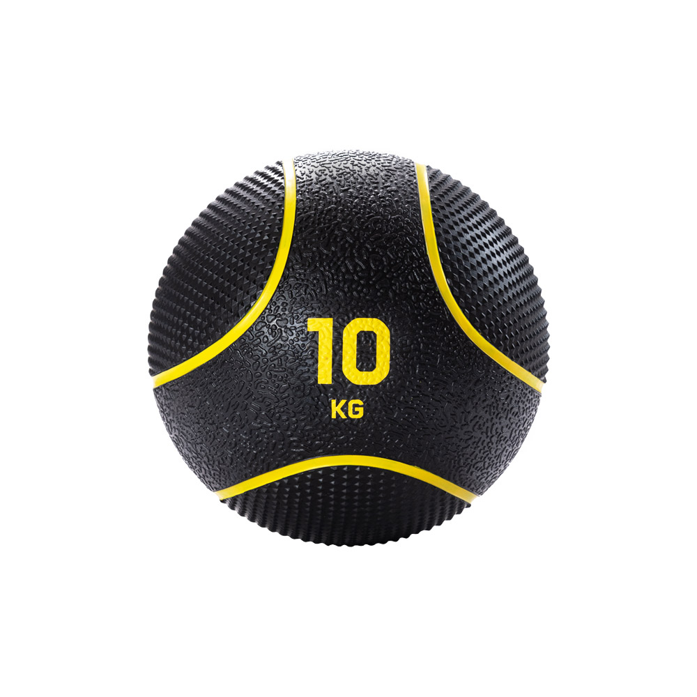 PELOTA MEDICINE BALL DE GOMA CON PIQUE DE 10 KG (*)