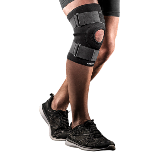 RODILLERA CON SOSTEN ROTULIANO Y VELCRO DE NEOPRENE