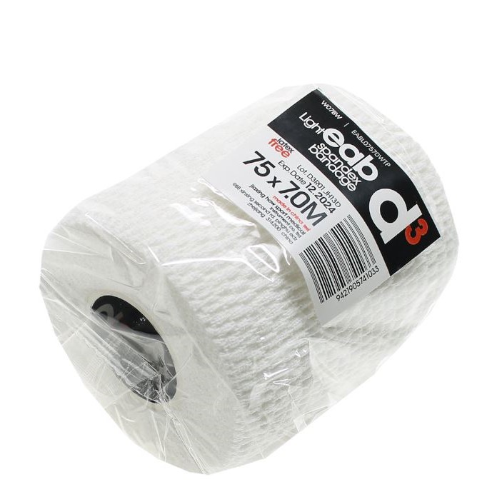 VENDA ELASTICA ADEHSIVA LIGHT RIP DE 07.5 CM X 7.0 MTS (SIMIL TENSOPLAST)