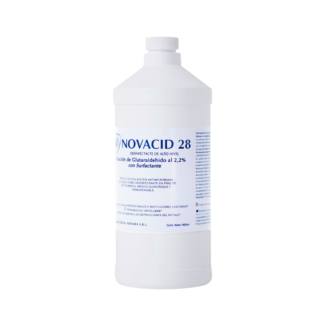 NOVACID (GLUTARALDEHIDO 2.2 %) 28 DIAS 1000 CC (*)