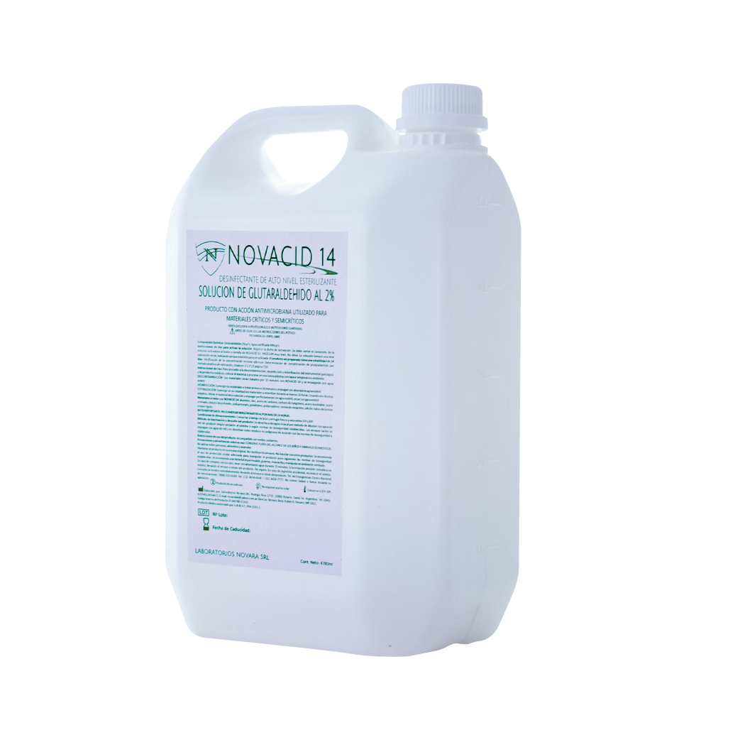 NOVACID (GLUTARALDEHIDO 2.2 %) 14 DIAS 5000 CC (*)