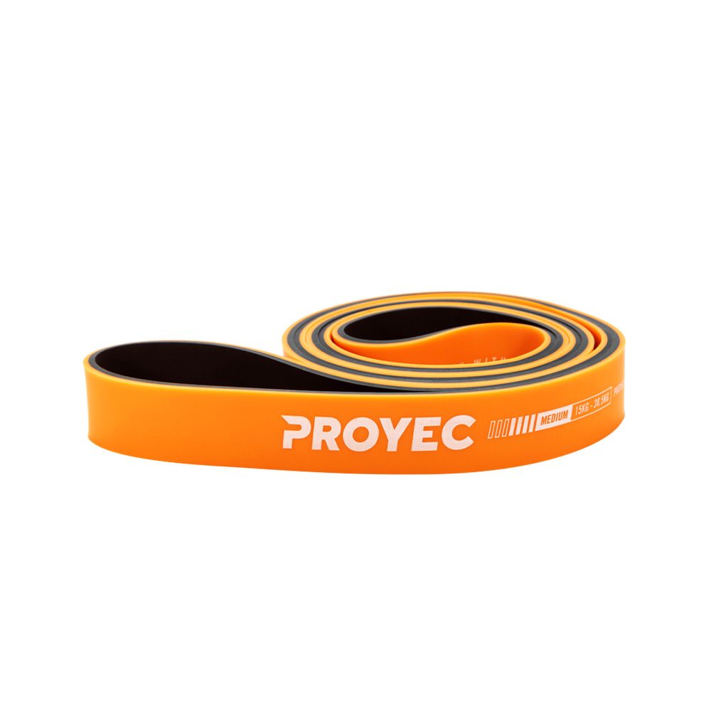 SUPER BANDA - POWER BAND BICOLOR DE 2,90 CM (NARANJA) (*)