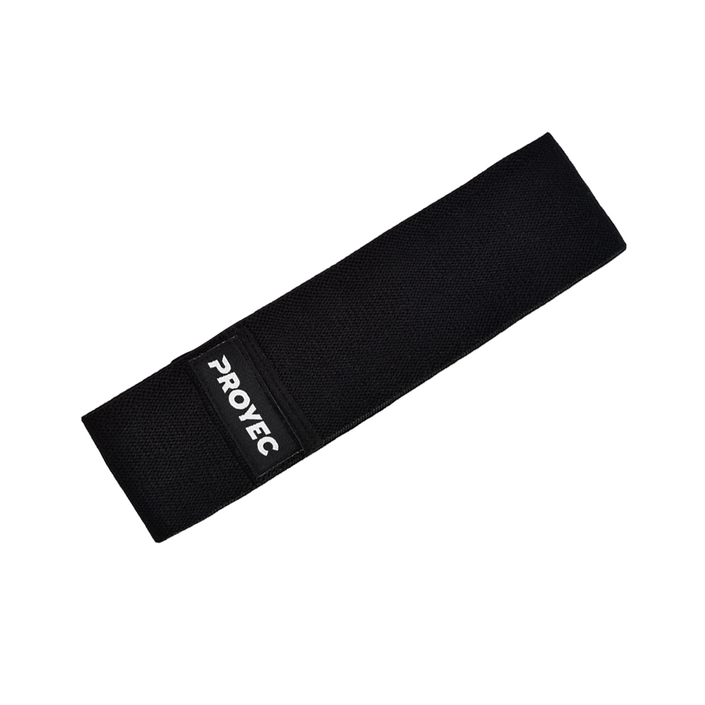BANDA CIRCULAR DE TELA ALMA LOOP BOOTY BAND DE 33 X 8 CM DE ALTA DENSIDAD (NEGRO) (*)