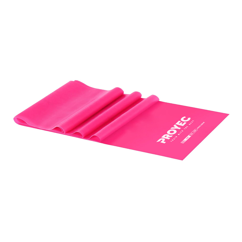 BANDA ELASTICA TIRABAND DE 1.5 MTS. INTENSIDAD BAJA (FUCSIA)