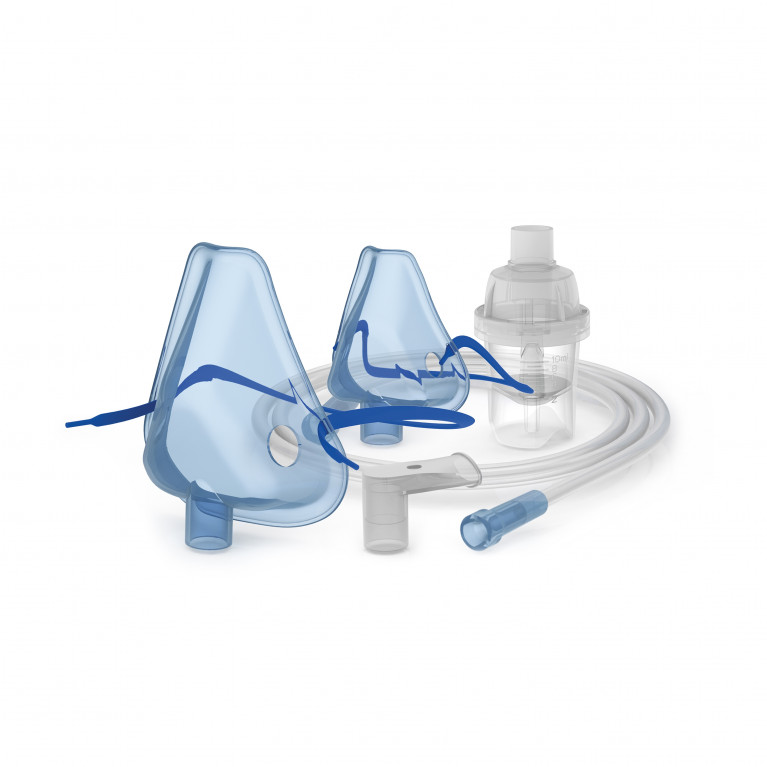 JUEGO DE PIPETA NEBULIZADORA MANGUERA CON PICOS DIFERENTES MÁSCARAS CHICA Y GRANDE (*)