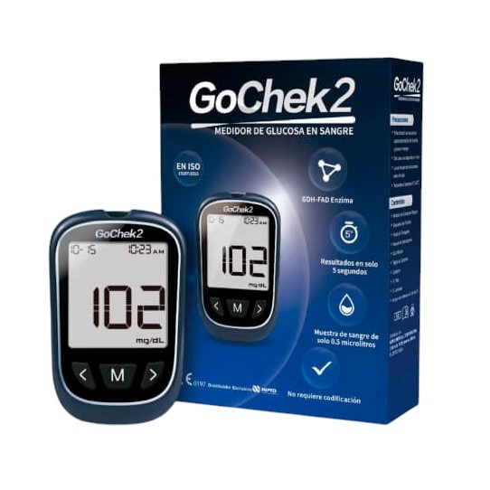 MEDIDOR DE GLUCOSA EN SANGRE GoChek2