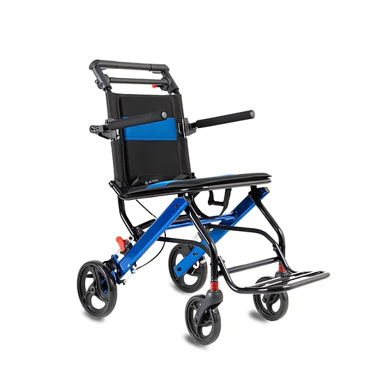 SILLA DE RUEDAS DE ALUMINIO PARA AMBULANCIA (*)