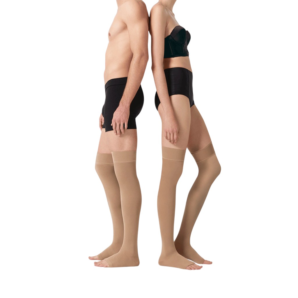 MEDIAS DE COMPRESION AUTORREGENTE SIN PUNTERA 20-30 PIEL