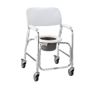 INODORO PORTATIL DE ALUMINIO CON RUEDAS (*)