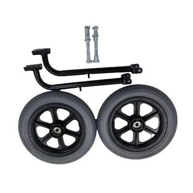KIT DE FRENO CON RUEDA DE 30 CM PARA LAS SILLAS DE ACERO EURO (PAR) (*)
