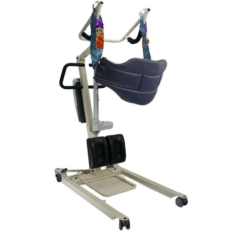 LEVANTA PACIENTES STAND UP ELECTRICO CON RUEDAS GIRATORIAS (INCLUYE ARNES)  (*)