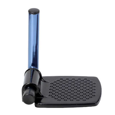 PLATAFORMA DERECHA DE ALUMINIO CON TUBO ASCENDENTE PARA: A581. (*)
