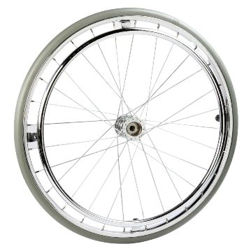 RUEDA DE GOMA MACIZA DE 55 CM CON RULEMANES (*)